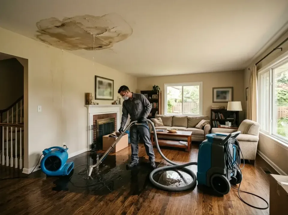 attic-pipe-burst-ceiling-drip-008 — frequently asked questions, Water Damage Restoration & Carpet Care in Reidland, KY